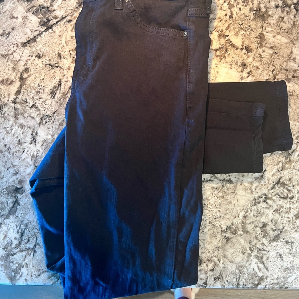 TOPSHOP JAMIE MOTO JEANS BLACK (NO RIPS) SIZE 30